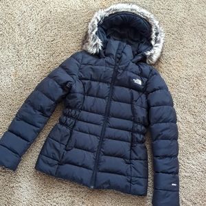 Women's North face winter jacket, puffer coat, size small, like new!